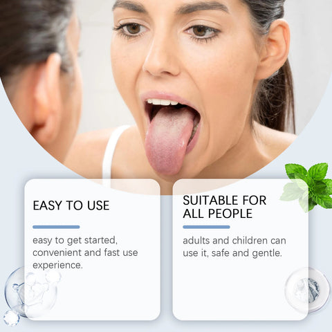 Tongue Cleaner For Remove Tongue Coating Inhibit Oral Bacteria Improve Bad Breath Freshener Tongue Cleansing Gel Toothbrush Set